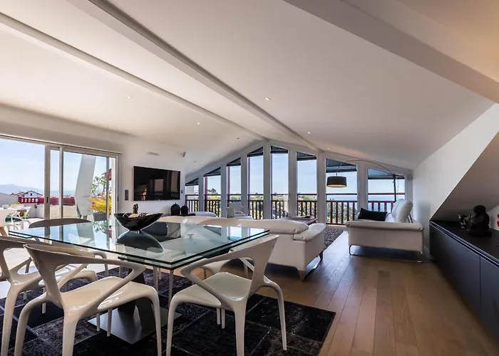 Keyweek Irrika Duplex Facing The Ocean With Terrace In Apartament Bidart